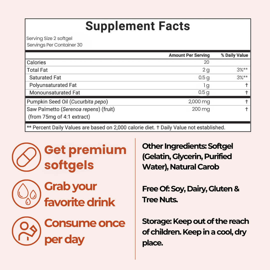 Luvola Pumpkin Seed Oil Capsules