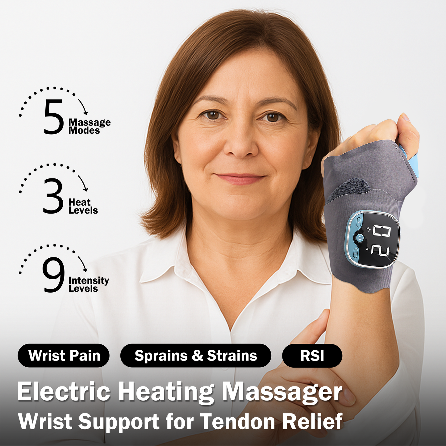 SootheSense™ Wrist & Hand Massager