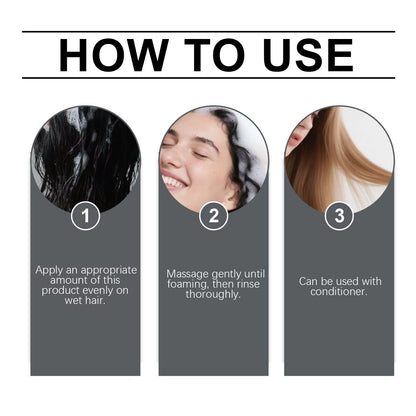 Rosemary Shampoo Thickening Regrowth Strengthening Shampoo Deep Nourishing Scalp Cleaning Remove Dandruff Fluffy Dry Damage Care