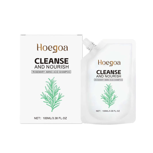 Rosemary Shampoo Thickening Regrowth Strengthening Shampoo Deep Nourishing Scalp Cleaning Remove Dandruff Fluffy Dry Damage Care