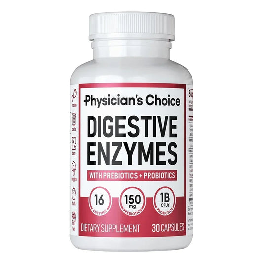 Organic Digestive Enzyme Supplement - Promotes Nutrient Absorption, Digestion and Intestinal Health for Adults Men and Women