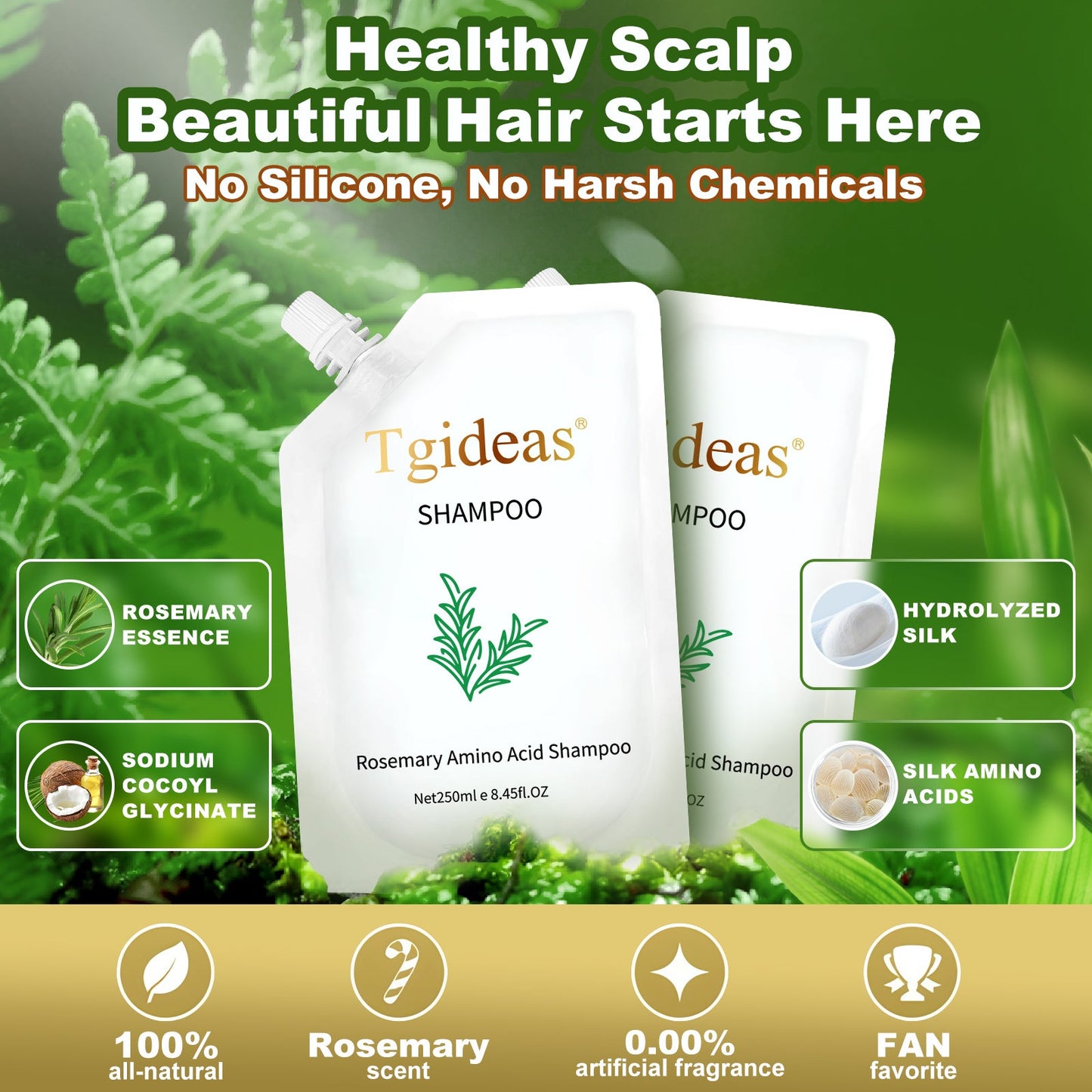 Luvola Rosemary Amino Acid Shampoo
