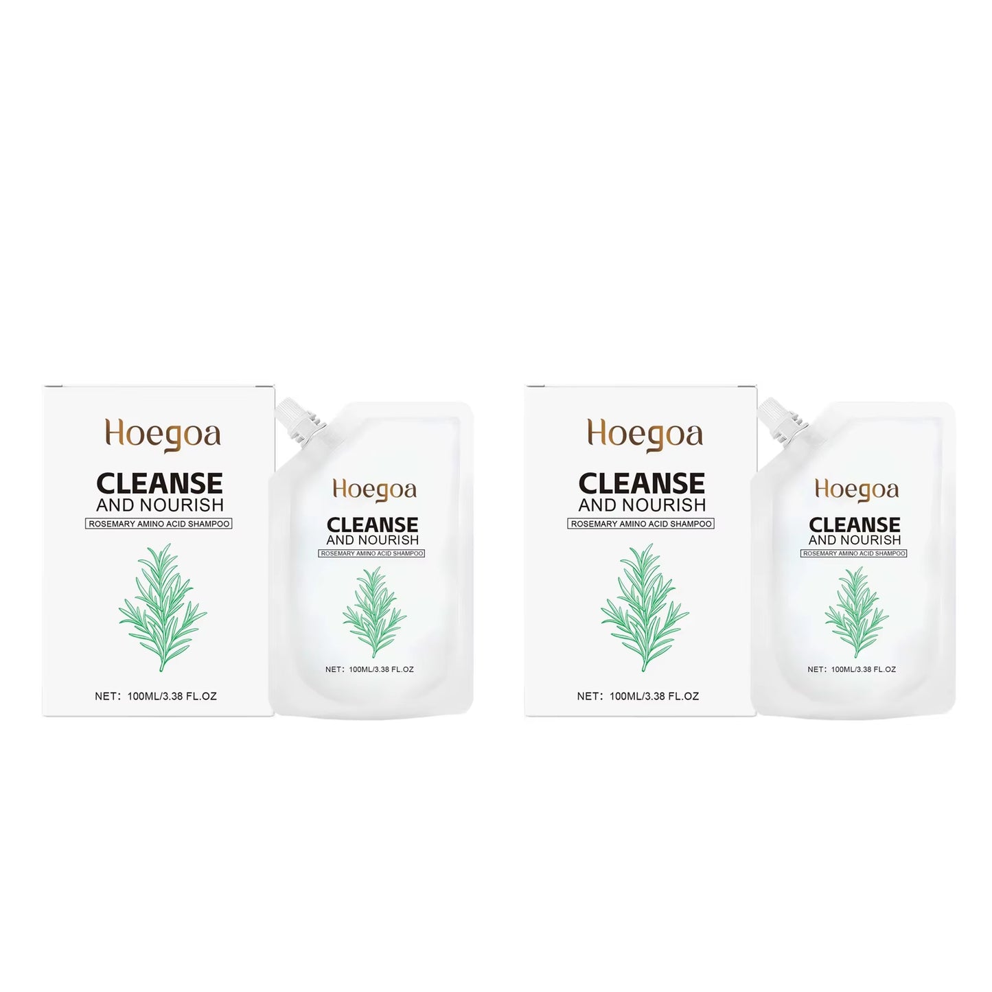 Rosemary Shampoo Thickening Regrowth Strengthening Shampoo Deep Nourishing Scalp Cleaning Remove Dandruff Fluffy Dry Damage Care