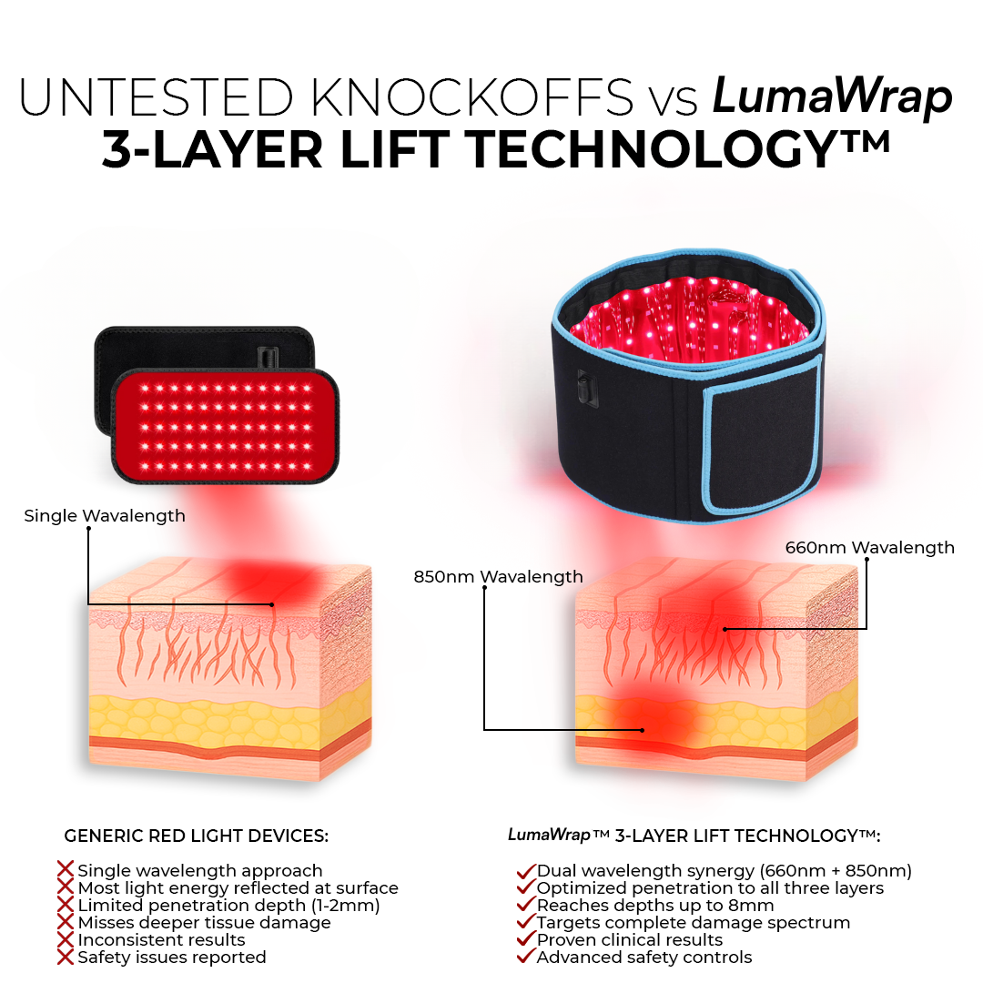 Luvola LumaWrap™ Dual-Wavelength Skin Recovery Belt