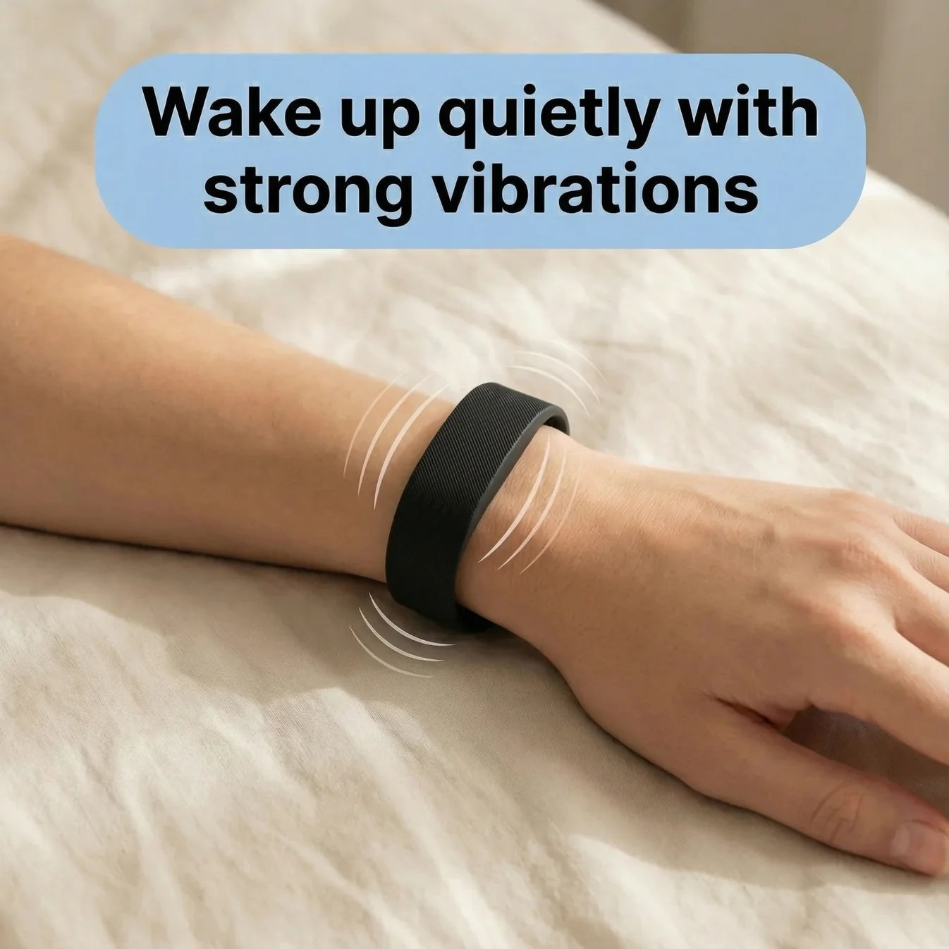 SleepSync™ Silent Vibrating Wake Band