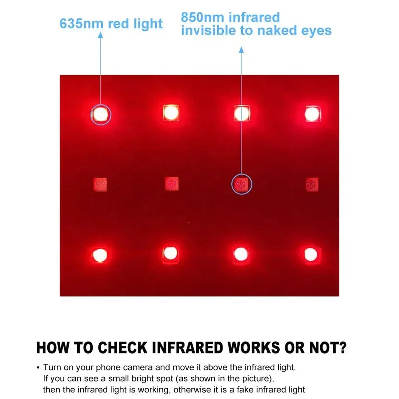LED Phototherapy Red Light Belt 