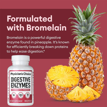 Organic Digestive Enzyme Supplement - Promotes Nutrient Absorption, Digestion and Intestinal Health for Adults Men and Women
